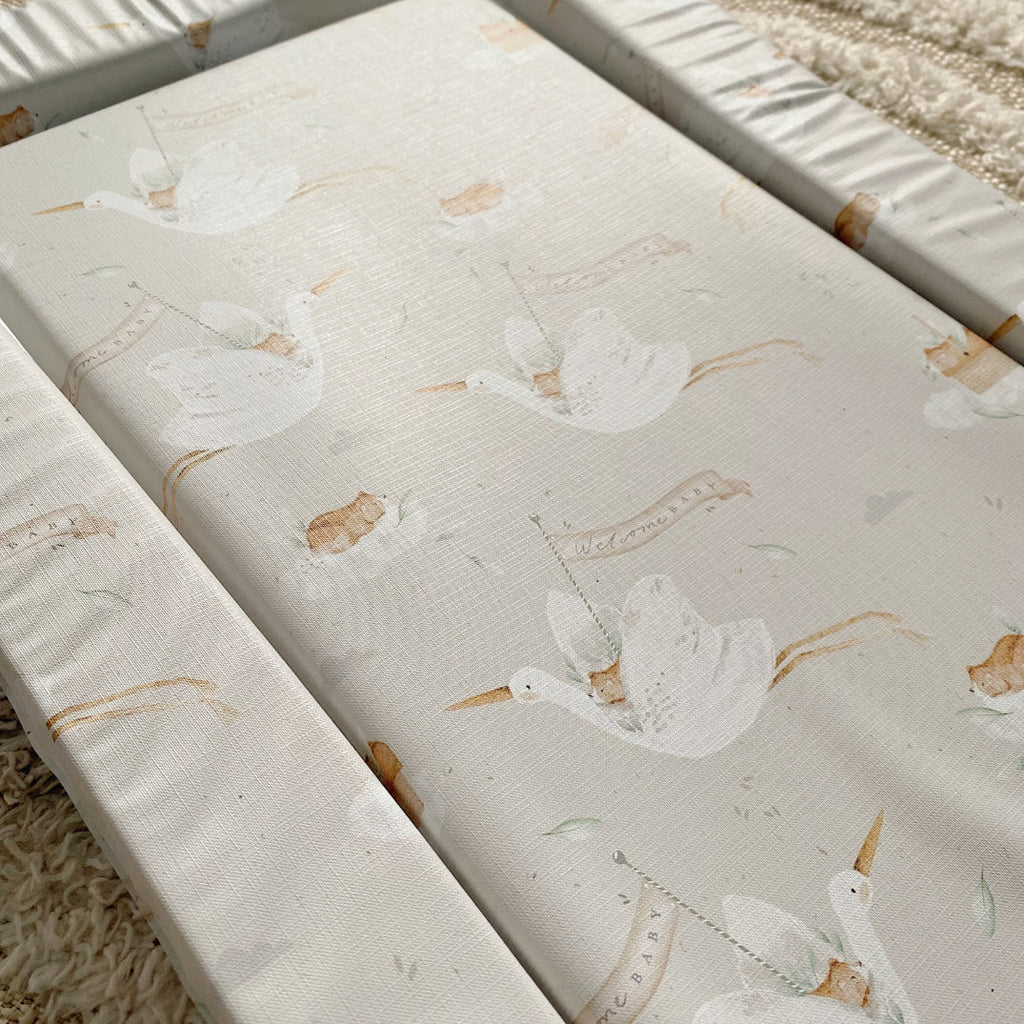 Standard Changing Mat - Welcome Baby Unisex Print