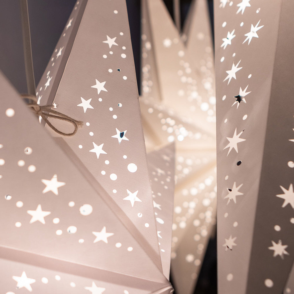 Venus White Star Lantern 60cm