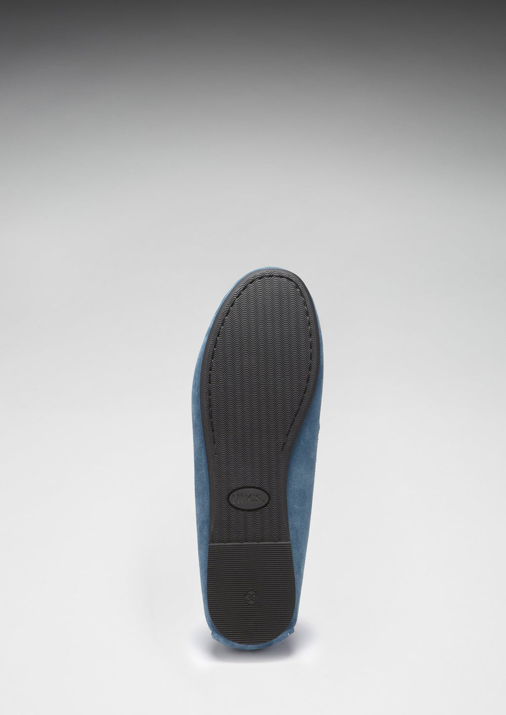 Women's Teal Suede Penny Driving Loafers with Rubber Sole