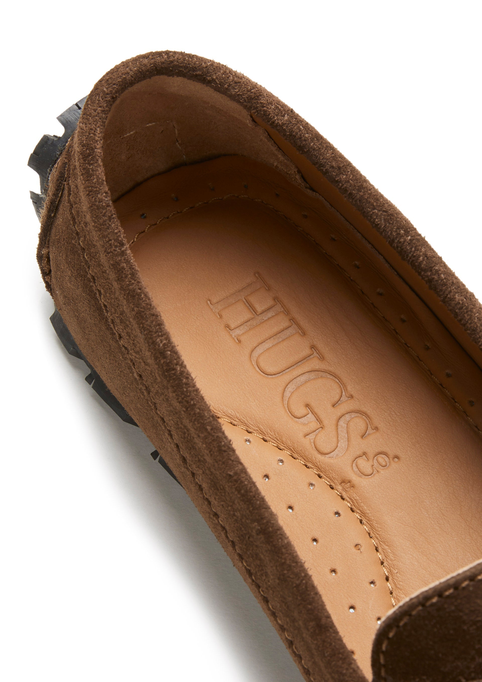 Women's Brown Suede Penny Loafers