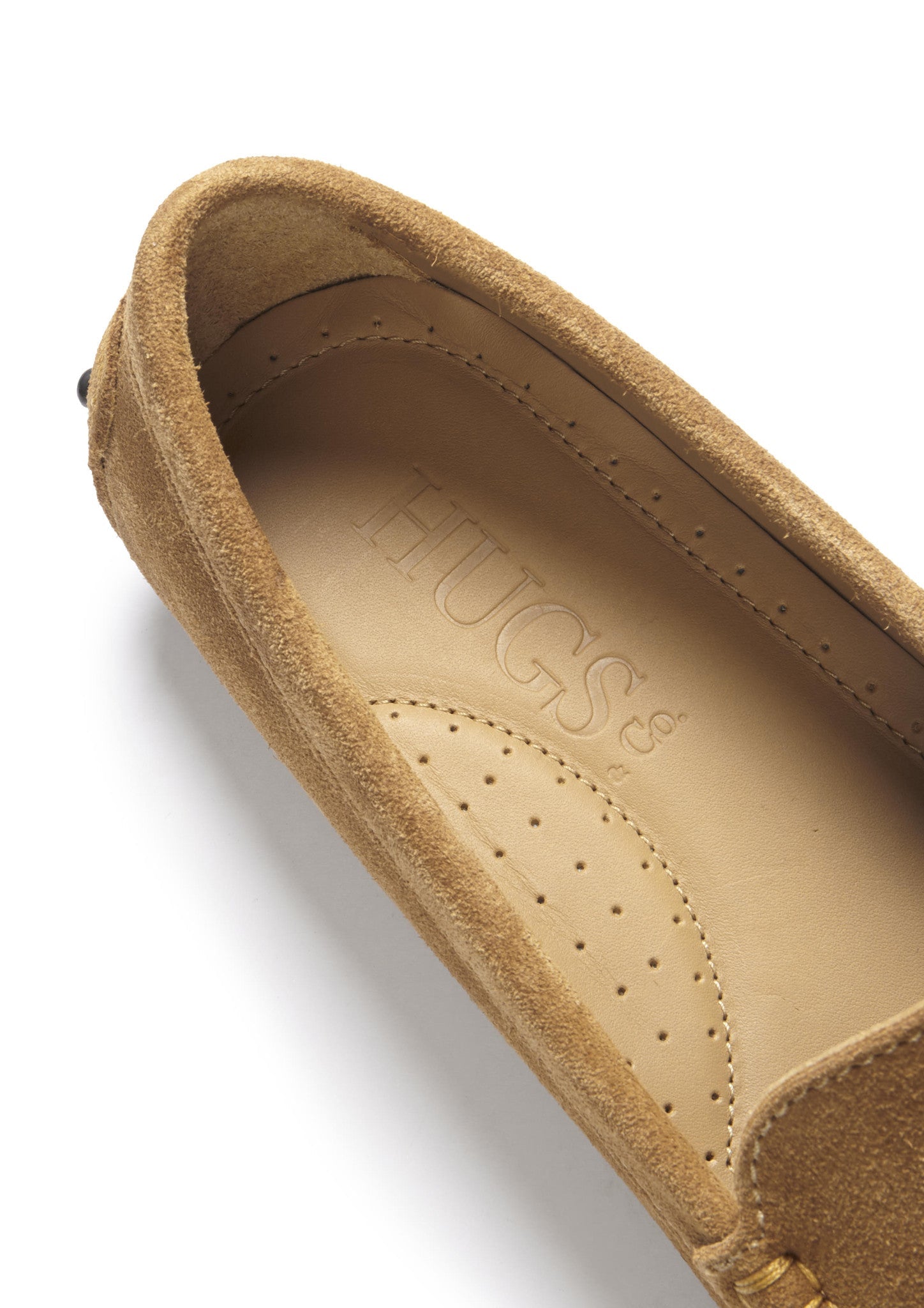 Women's Tasselled Driving Loafers in Tobacco Suede