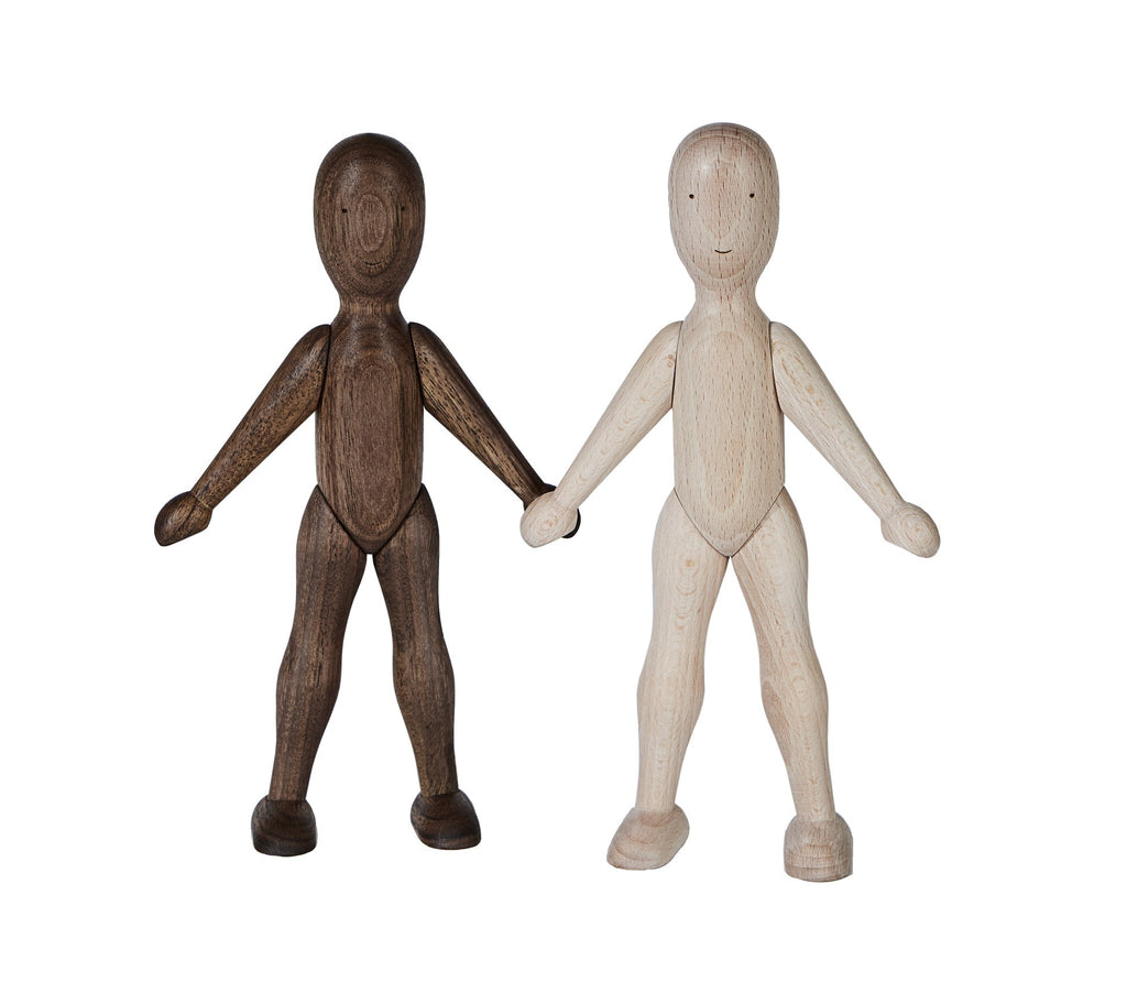 Wooden Beech Doll with Dress by Wooden Story - Eco-Friendly & Imaginative Toy for All Ages by Wooden Story at www.brixbailey.com