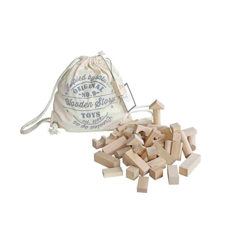 Wooden Story Blocks for Creative Kids - 100 Piece Set for Development and Fun by Wooden Story at www.brixbailey.com
