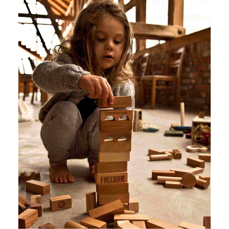 Delicate & Eco-Friendly Wooden Story Blocks - Inspire Imagination and Creativity by Wooden Story at www.brixbailey.com