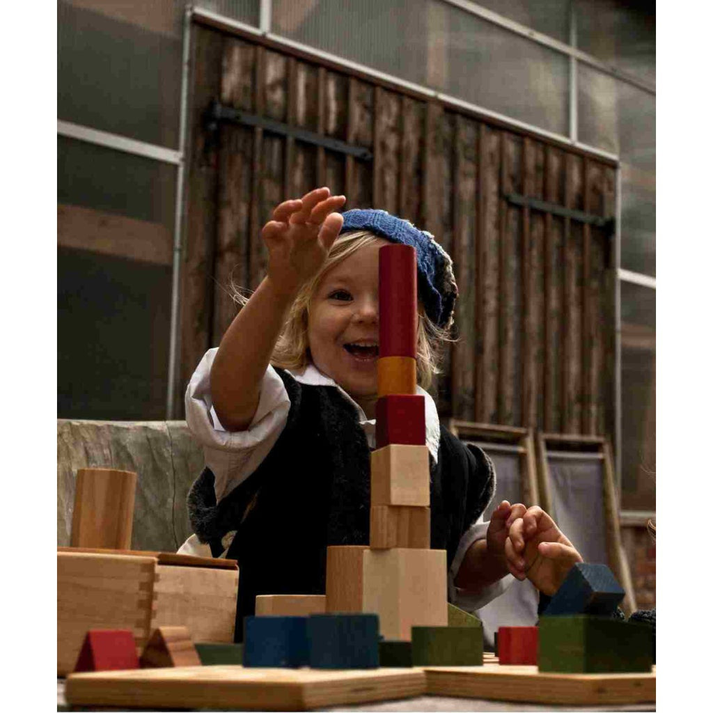 Creative & Eco-Friendly Wooden Block Set by Wooden Story - Stimulate Imagination & Coordination by Wooden Story at www.brixbailey.com