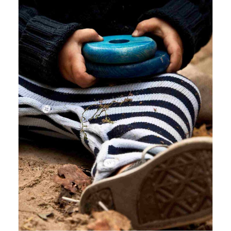 Inspire Creativity with the Wooden Round Pyramid Toy by Wooden Story at www.brixbailey.com