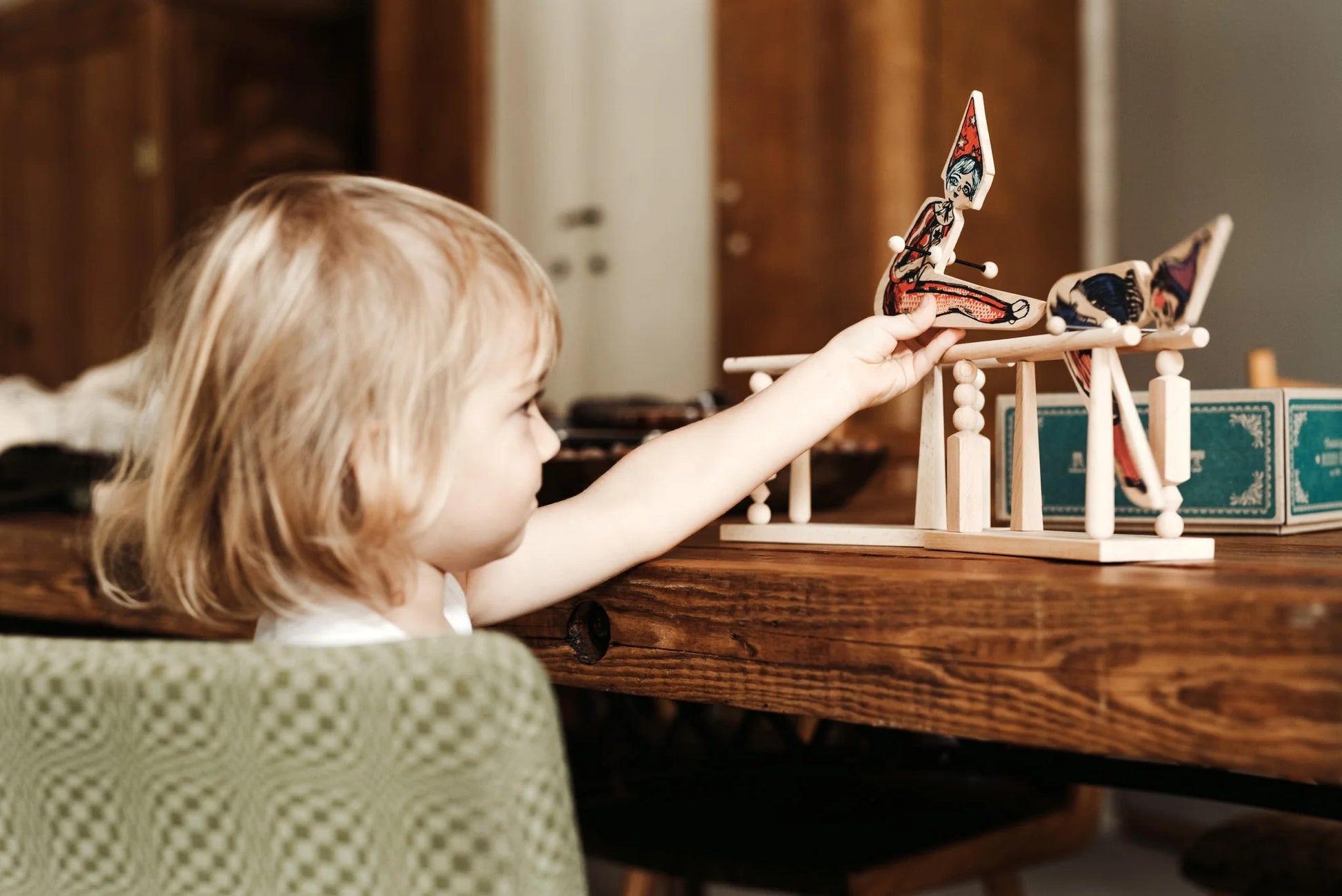 Wooden Acrobat Toy by Wooden Story: Eco-Friendly & Educational - Enhances Coordination and Calmness by Wooden Story at www.brixbailey.com