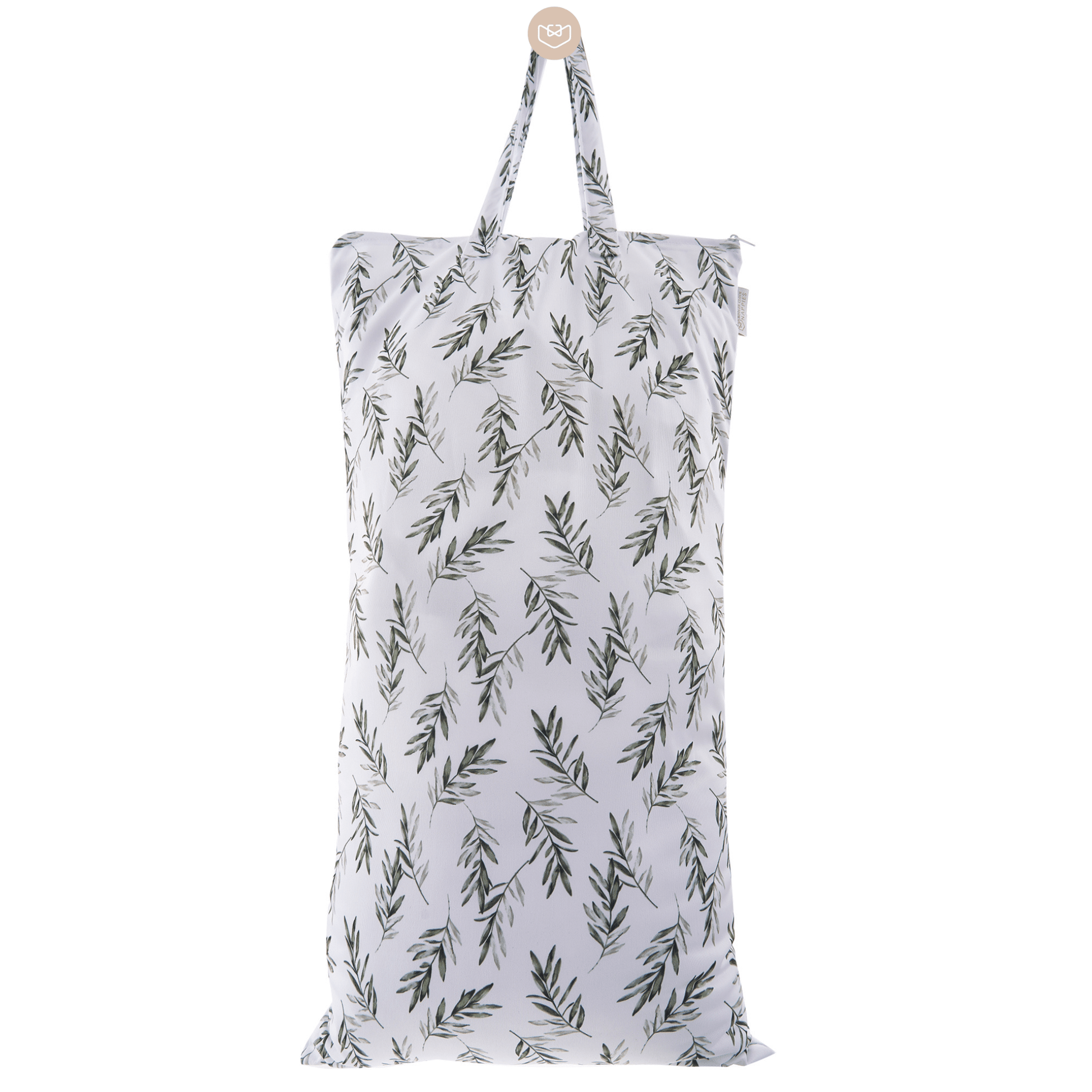 XL Reusable Nappy Wet Bag in Natural Canvas
