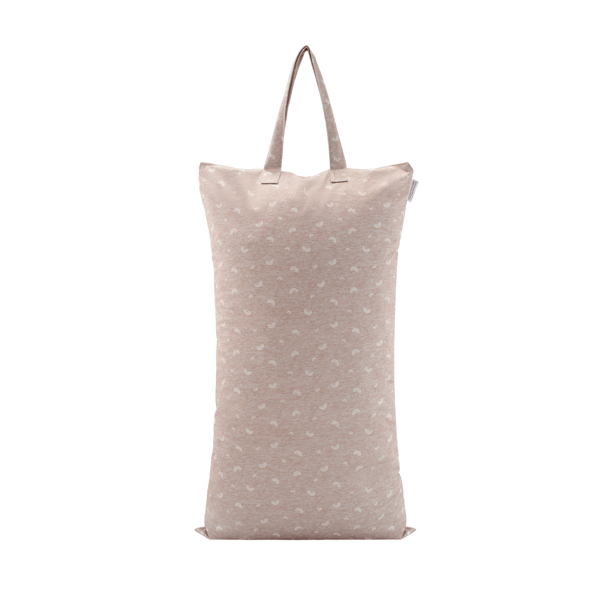 XL Reusable Nappy Wet Bag in Rainbow Oatmeal