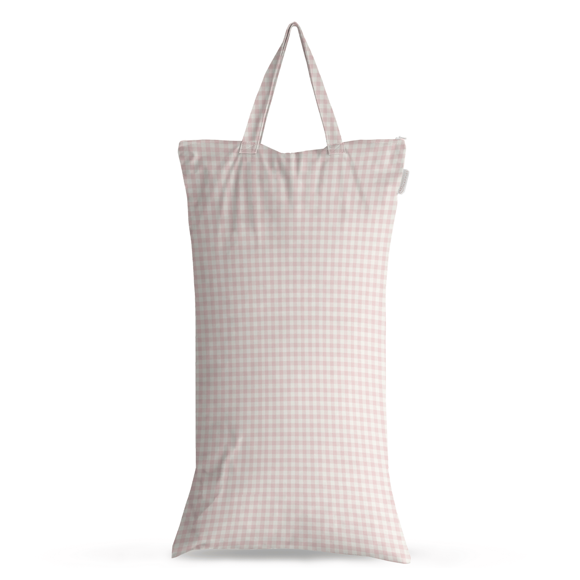 XL Wet Bag Rose Gingham Reusable Nappy Storage