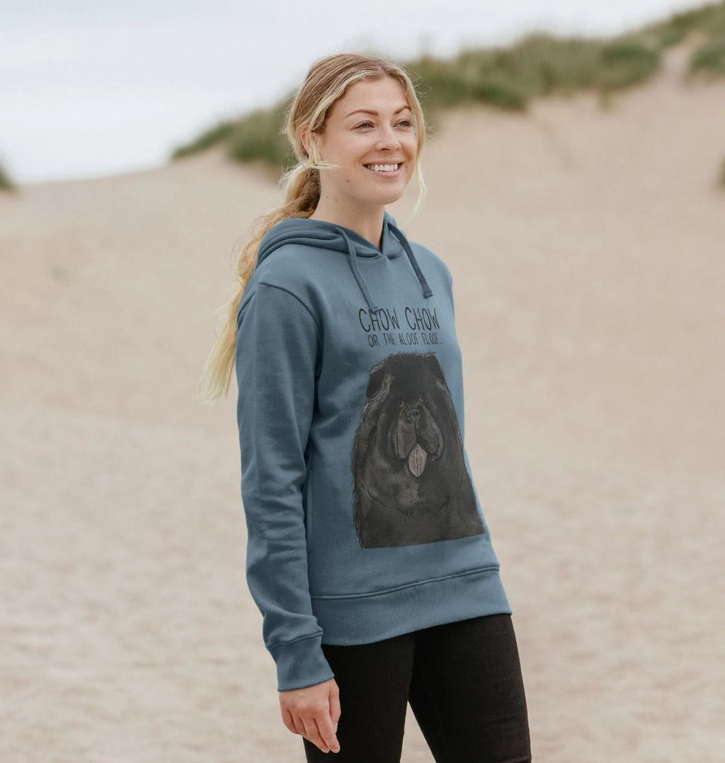 Black Chow Chow Women's Hoodie