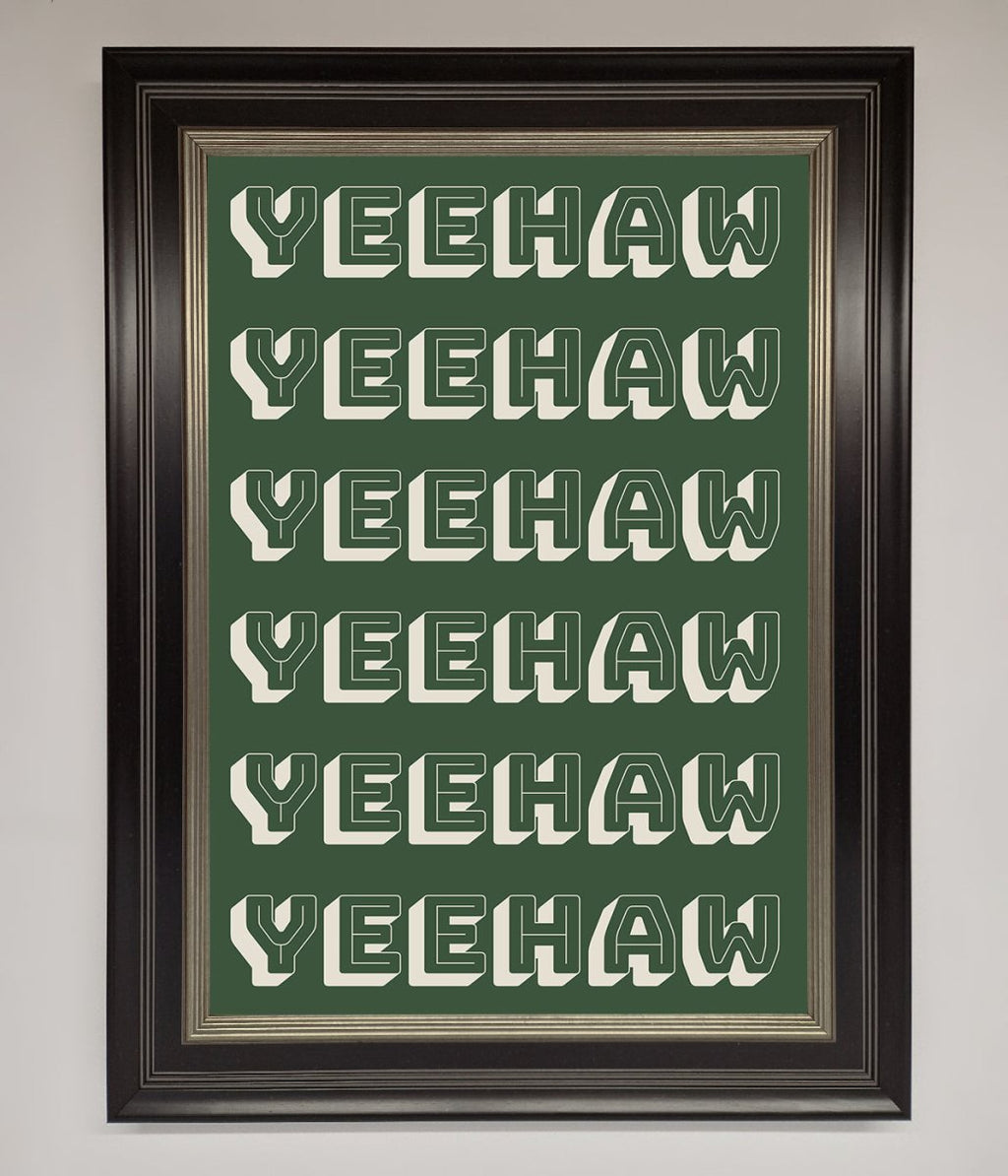 Yeehaw Framed Poster