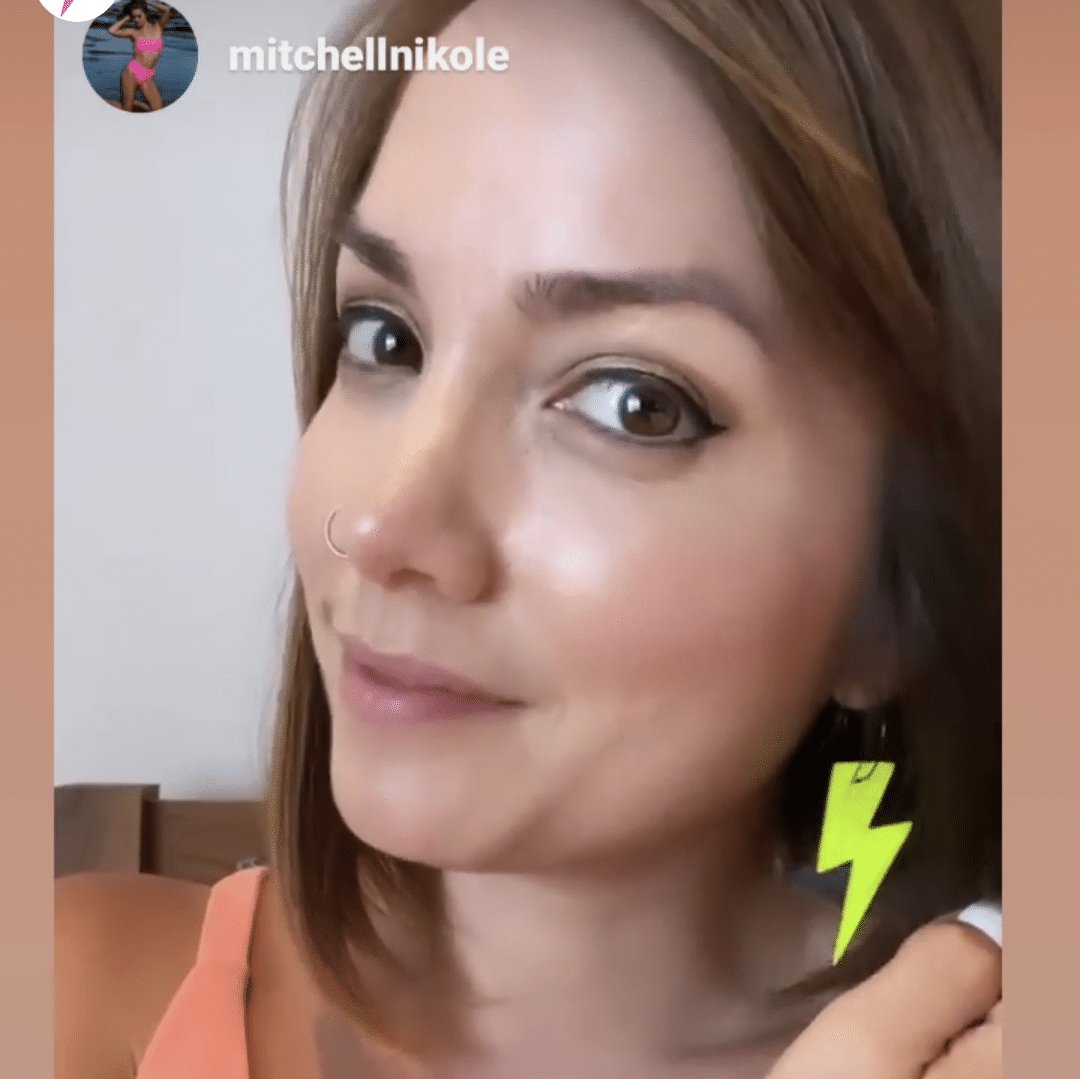 Yellow Neon Cork Lightning Bolt Earrings