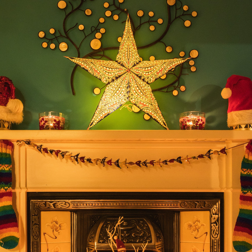 California Paper Star Lantern