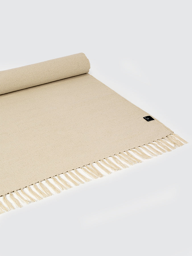 Organic Cotton Yoga Mat Handwoven in India