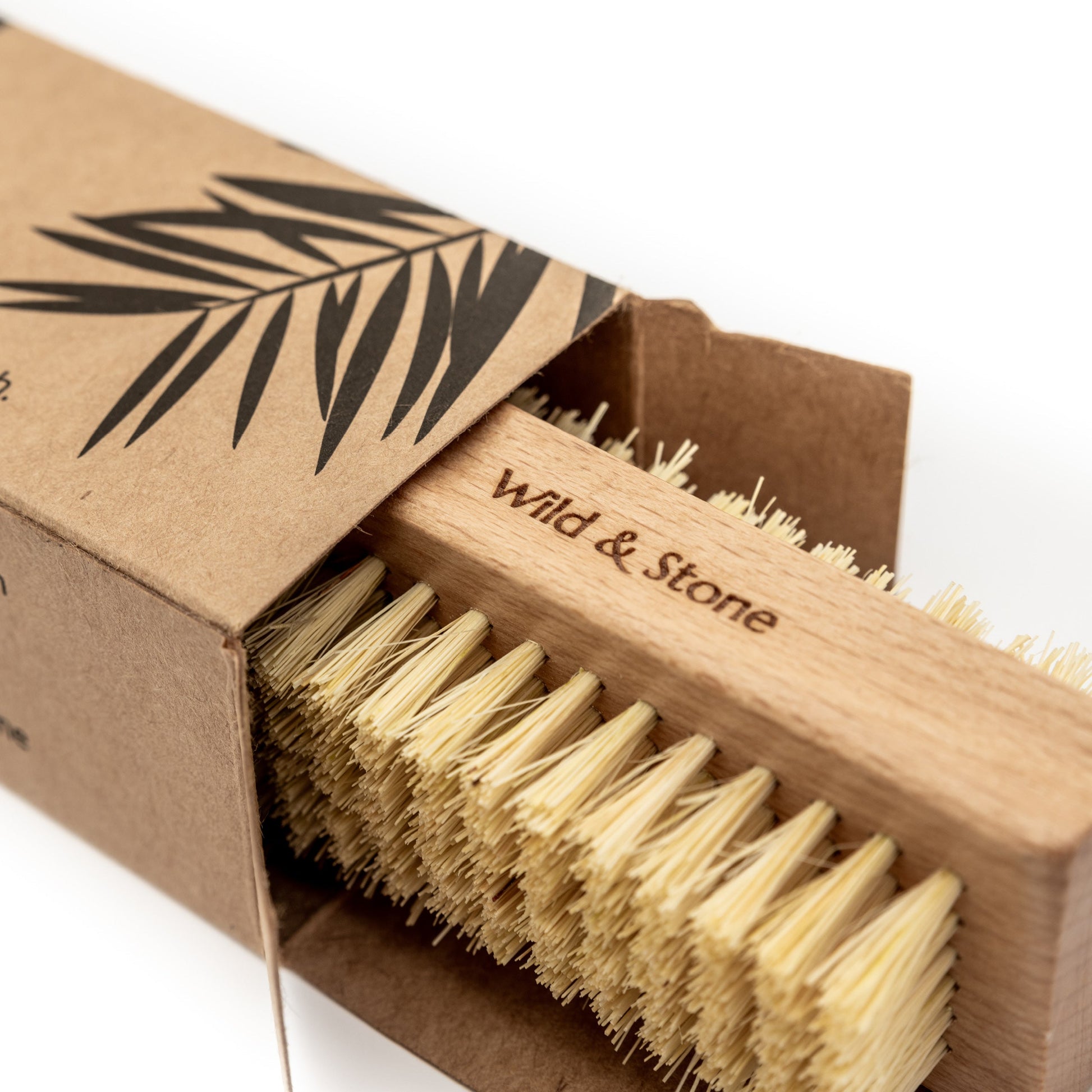 Natural Bristle Nail Brush Biodegradable and Plastic Free