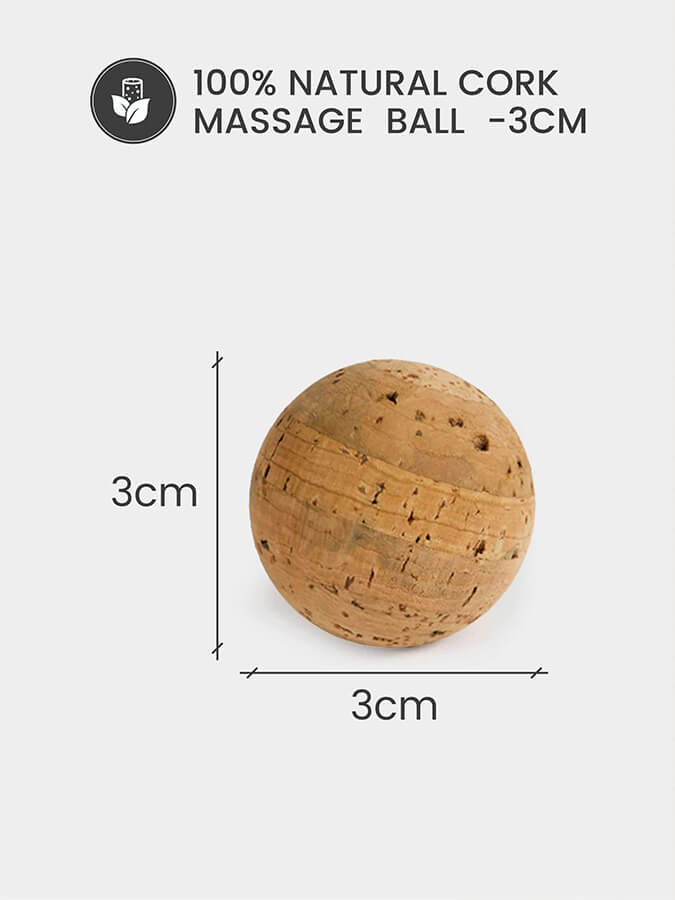 Cork Massage Balls Twin Pack
