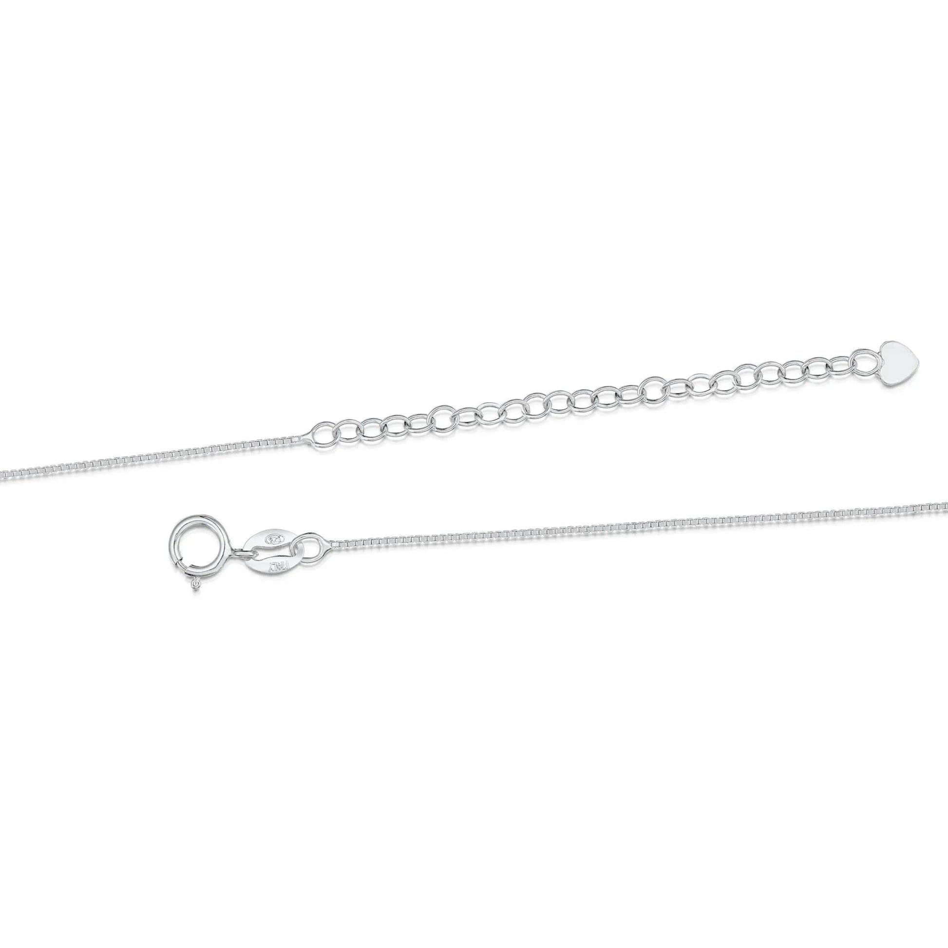 Sterling Silver Sunflower Round Pendant Necklace