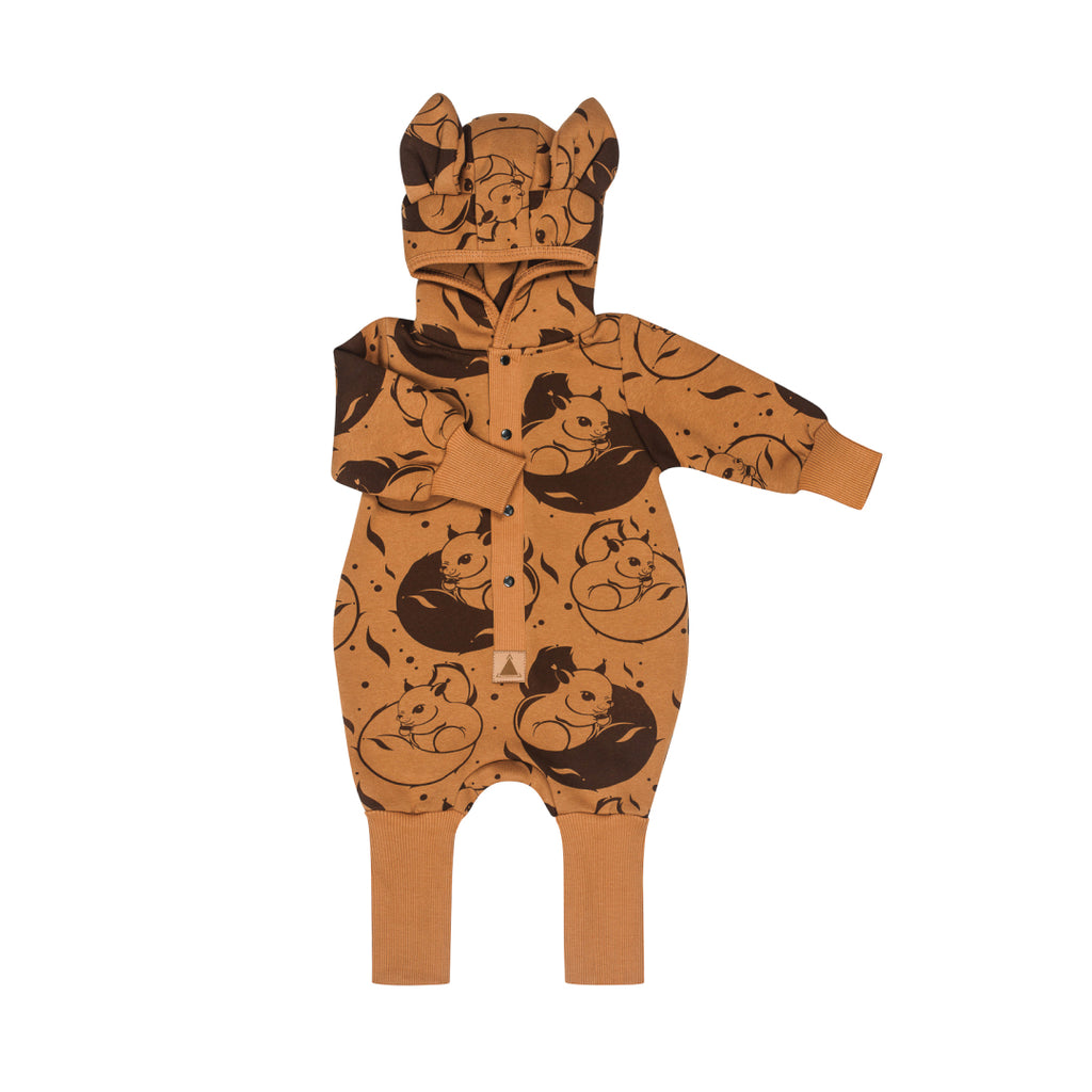 Cozy Bear Jumpsuit for Kids – Comfy & Cute with Hood Ears by Zezuzulla at www.brixbailey.com