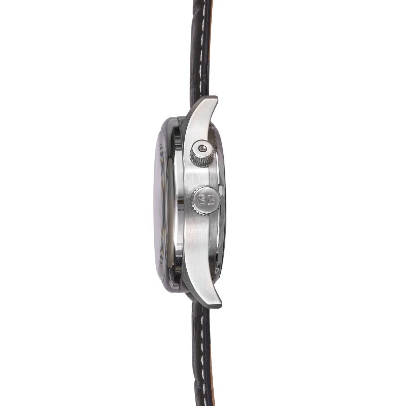 Brix+Bailey Wade Automatic Watch Black Single Hand Luxury Mens Watch Brix and Bailey