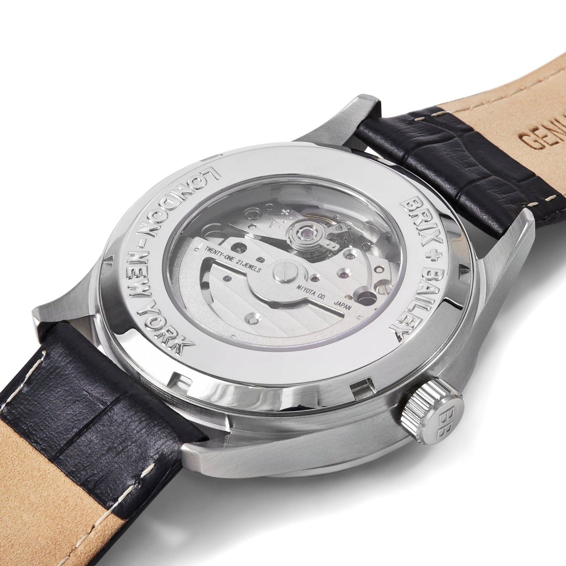 Brix+Bailey Wade Automatic Watch  Mens One Hand Single Hand Watch Brix and Bailey 