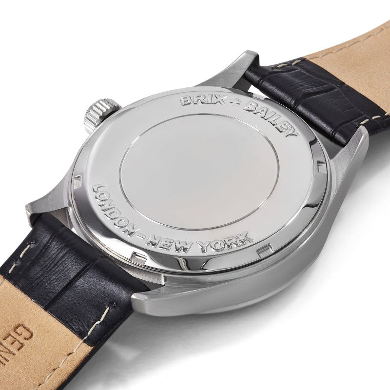 Mens Black Luxury Brix+Bailey Simmonds Watch Brix and Bailey